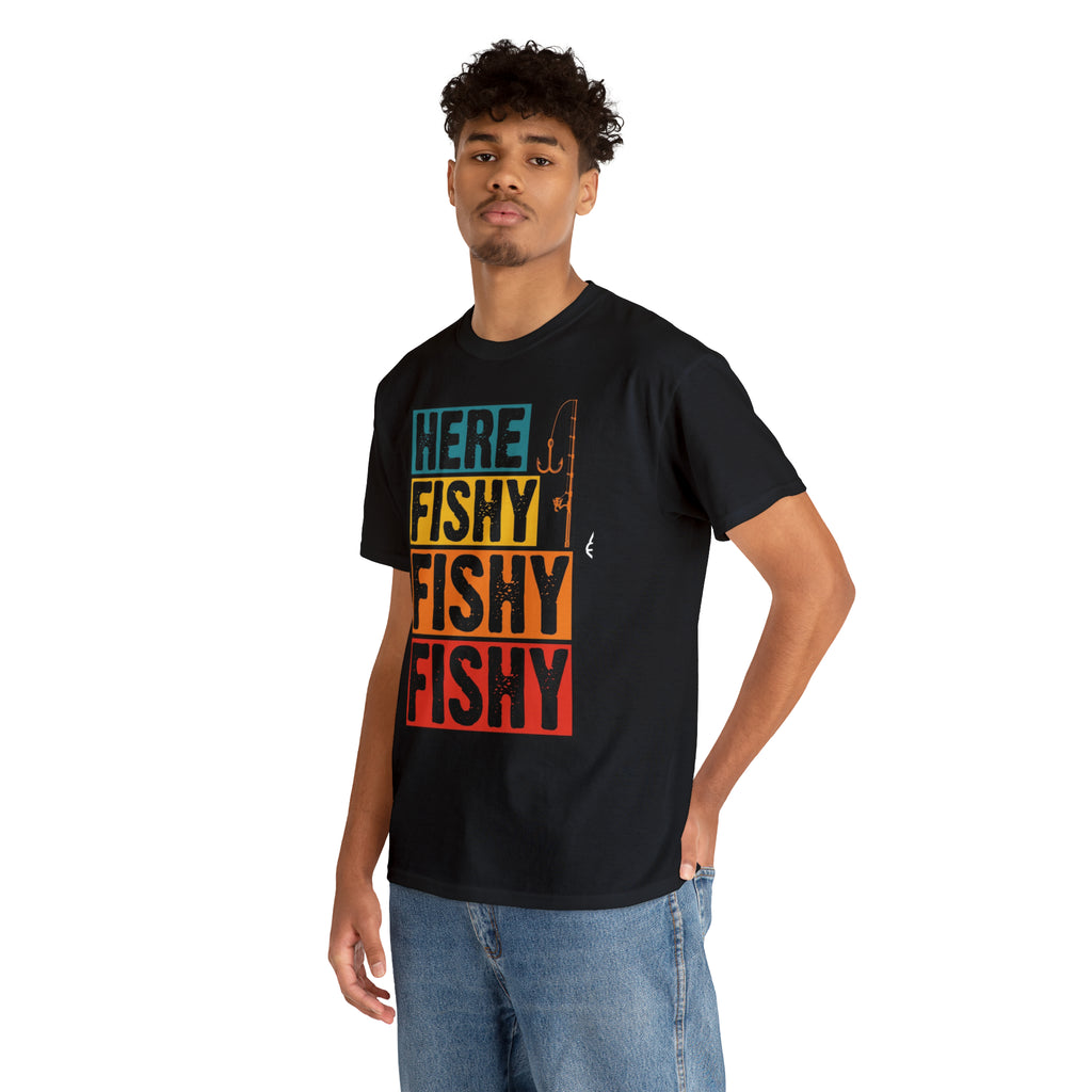 Here fishy fishy— Heavy Cotton Tee