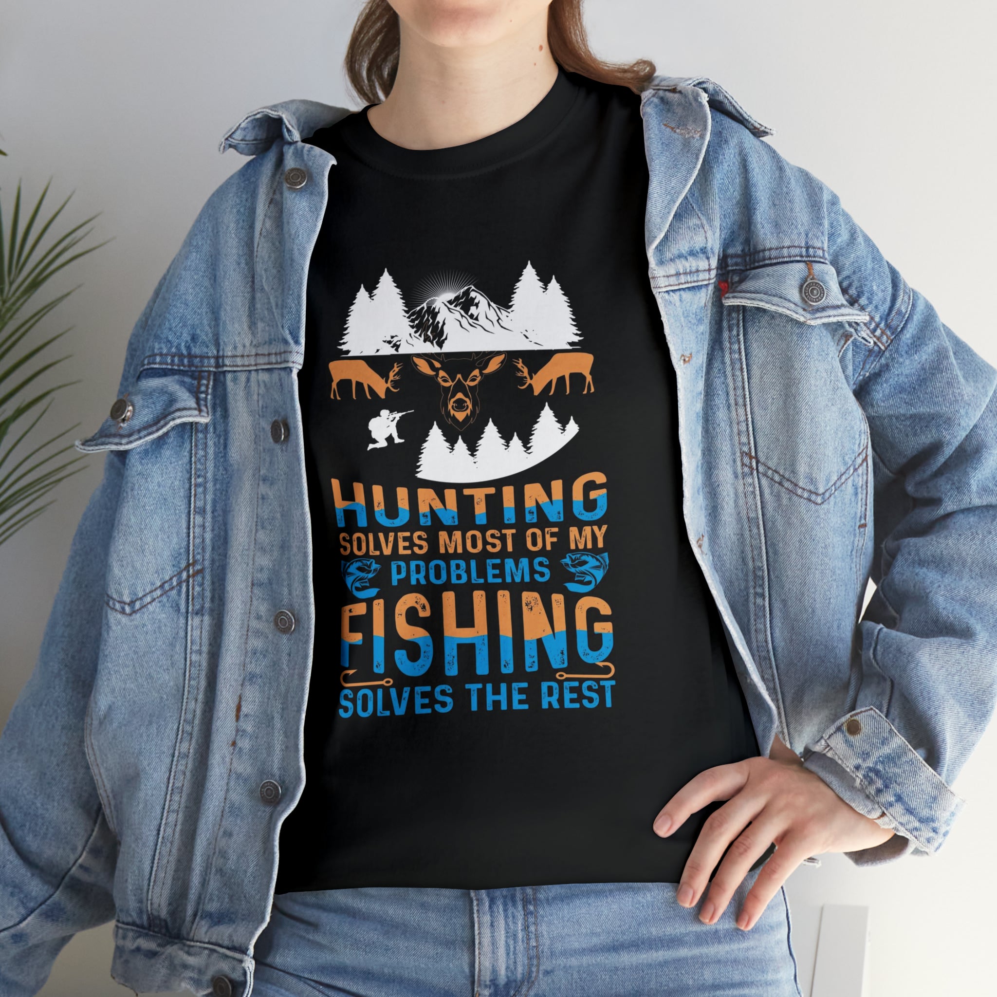Hunting and fishing- Heavy Cotton Tee