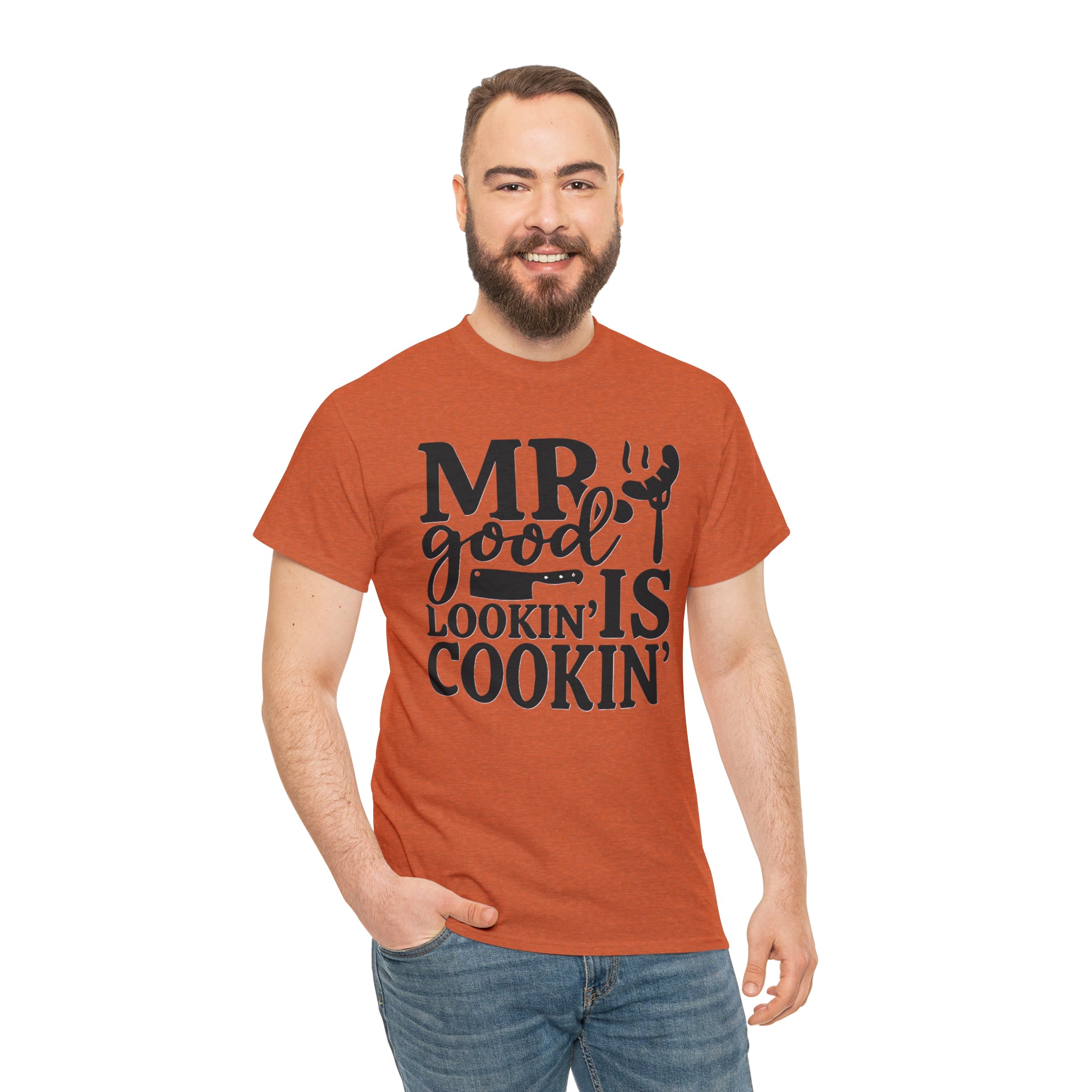Mr good looking— Heavy Cotton Tee