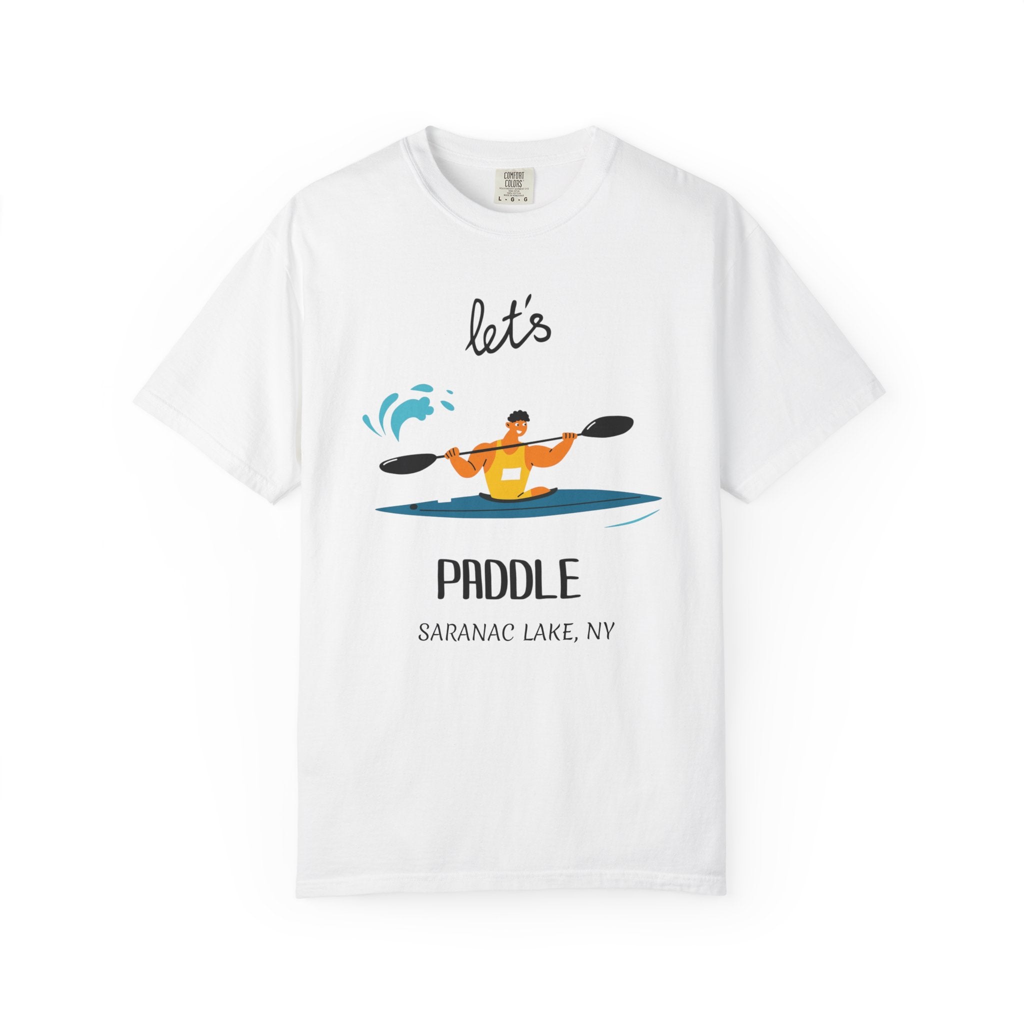 Kayaking T-Shirt - "Let's Paddle" unisex