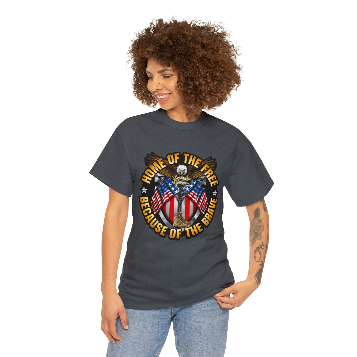 Home of the brave - Unisex Heavy Cotton Tee