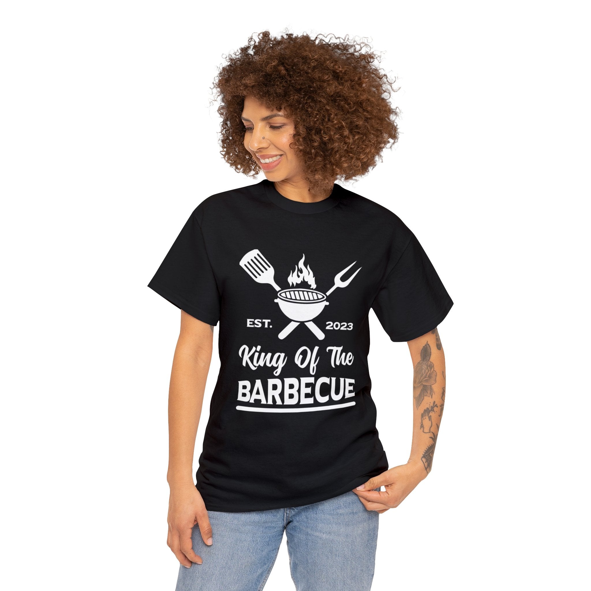 King of the barbecue Heavy Cotton Tee