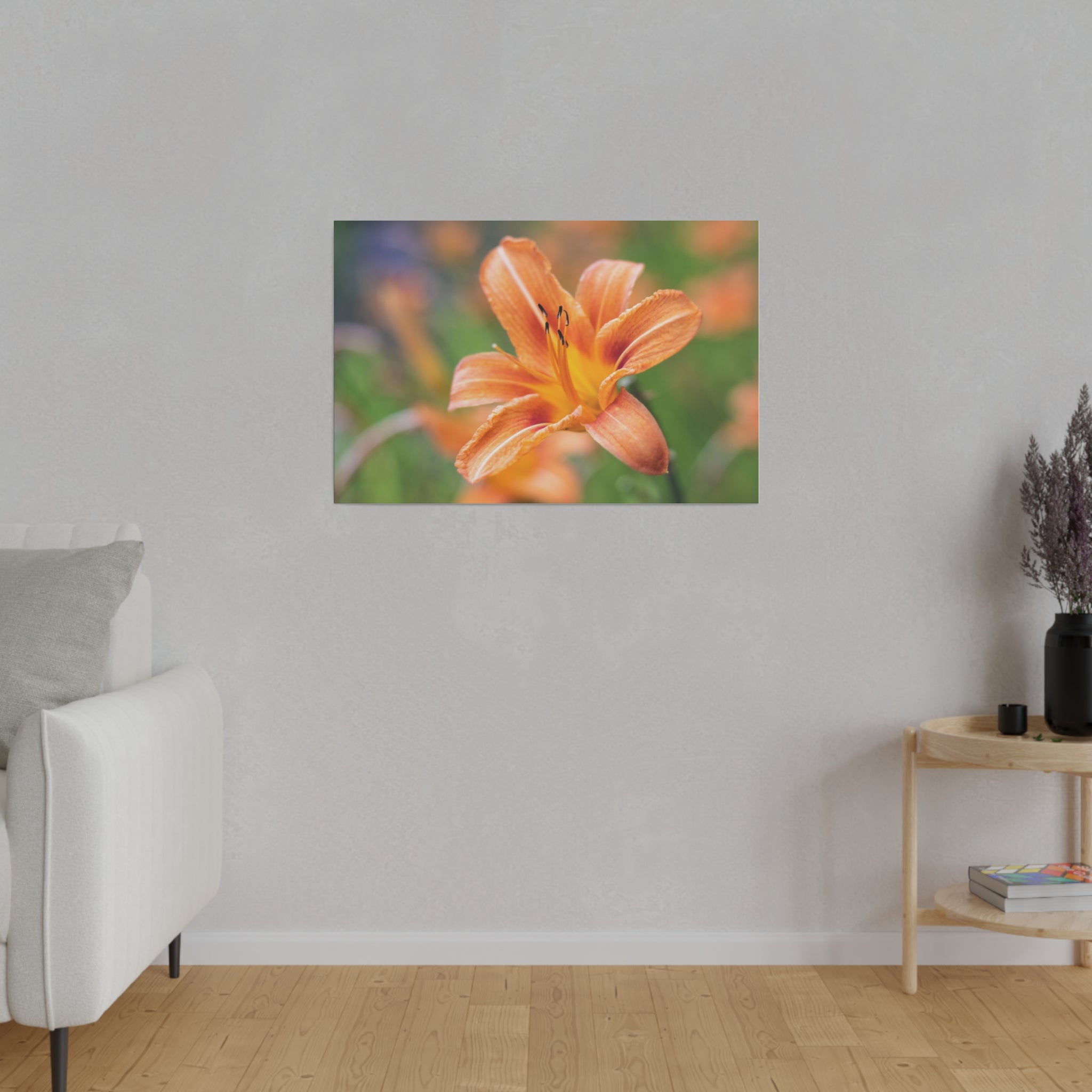 Lilly flower— Matte Canvas, Stretched, 0.75"