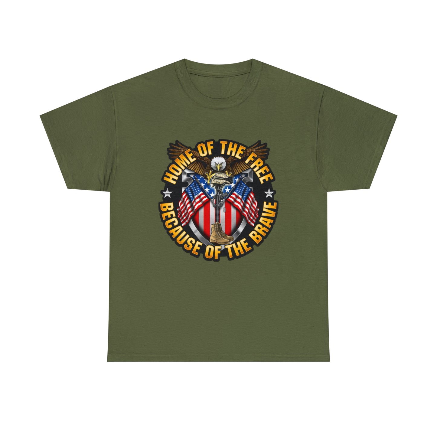 Home of the brave - Unisex Heavy Cotton Tee