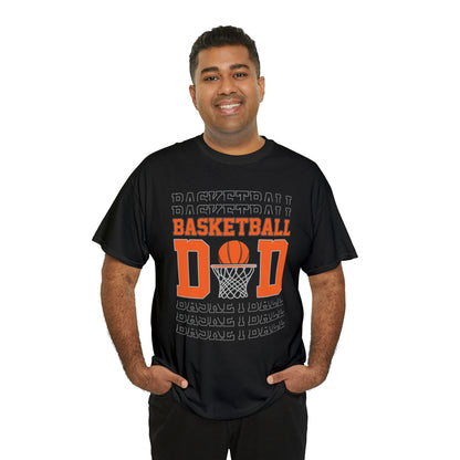 Basketball dad- Heavy Cotton Tee