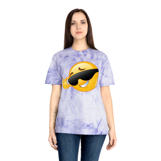 #smiley face- Unisex Color Blast T-Shirt