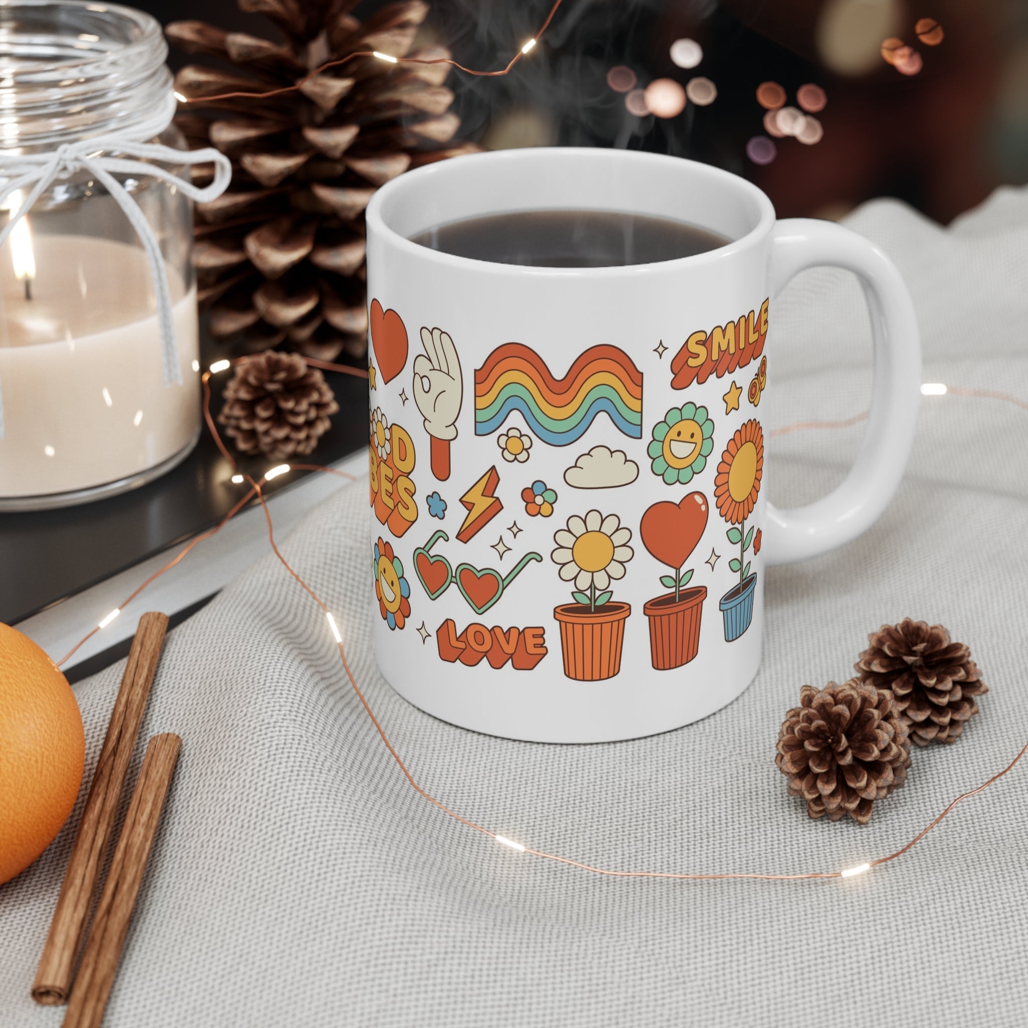 Good vibes coffee Mug 11oz