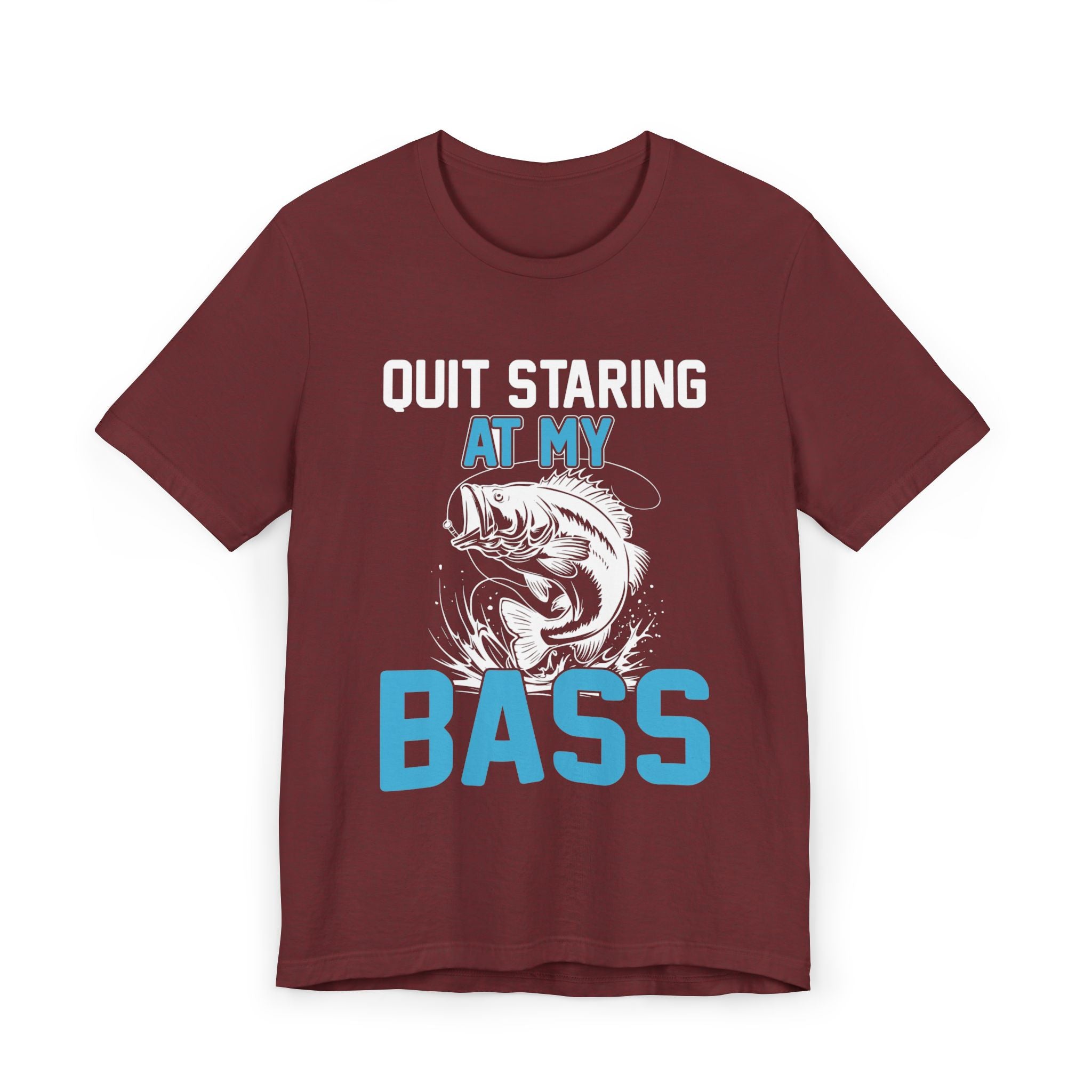 Bass Lover Unisex Jersey T-Shirt - Fun Fishing Tee, Gift for Anglers, Casual Wear, Music Lover Shirt, Summer Fashion