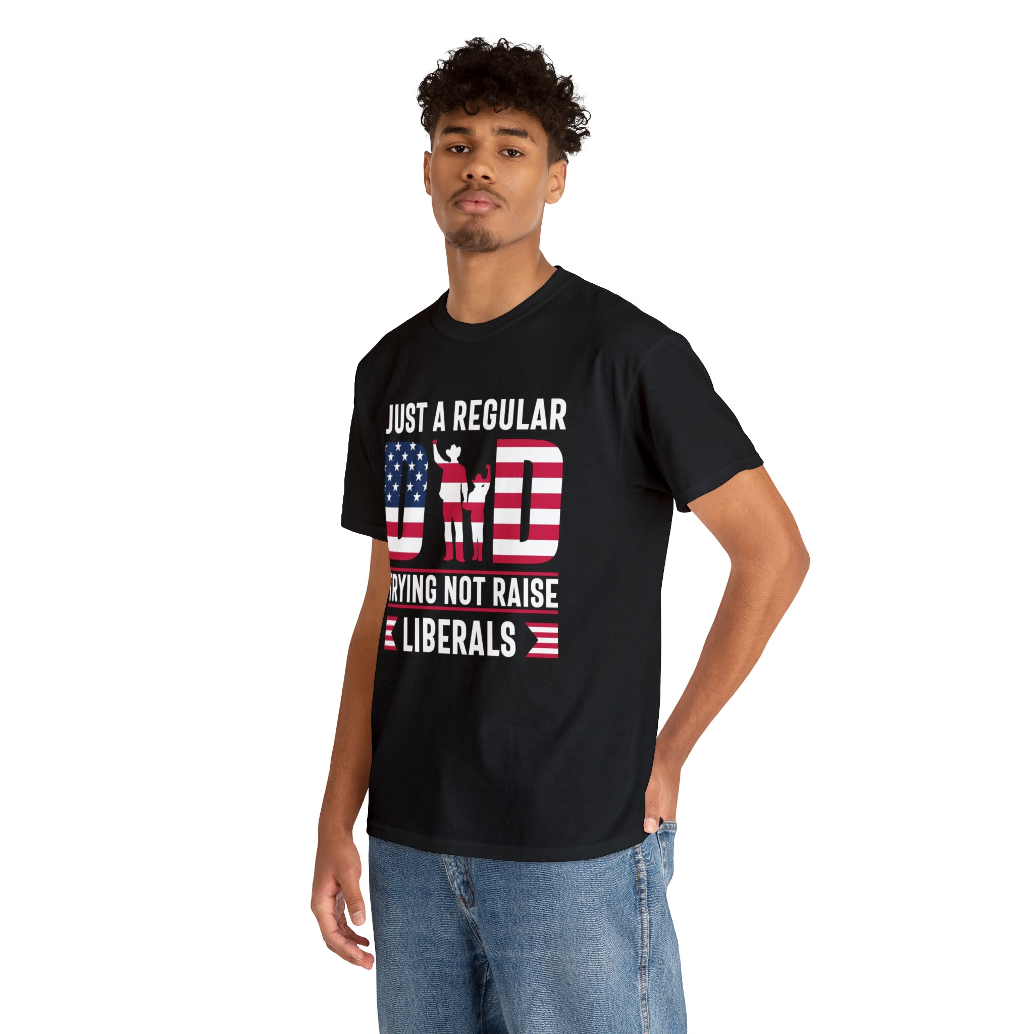 Reg dad not raising liberals- Heavy Cotton Tee