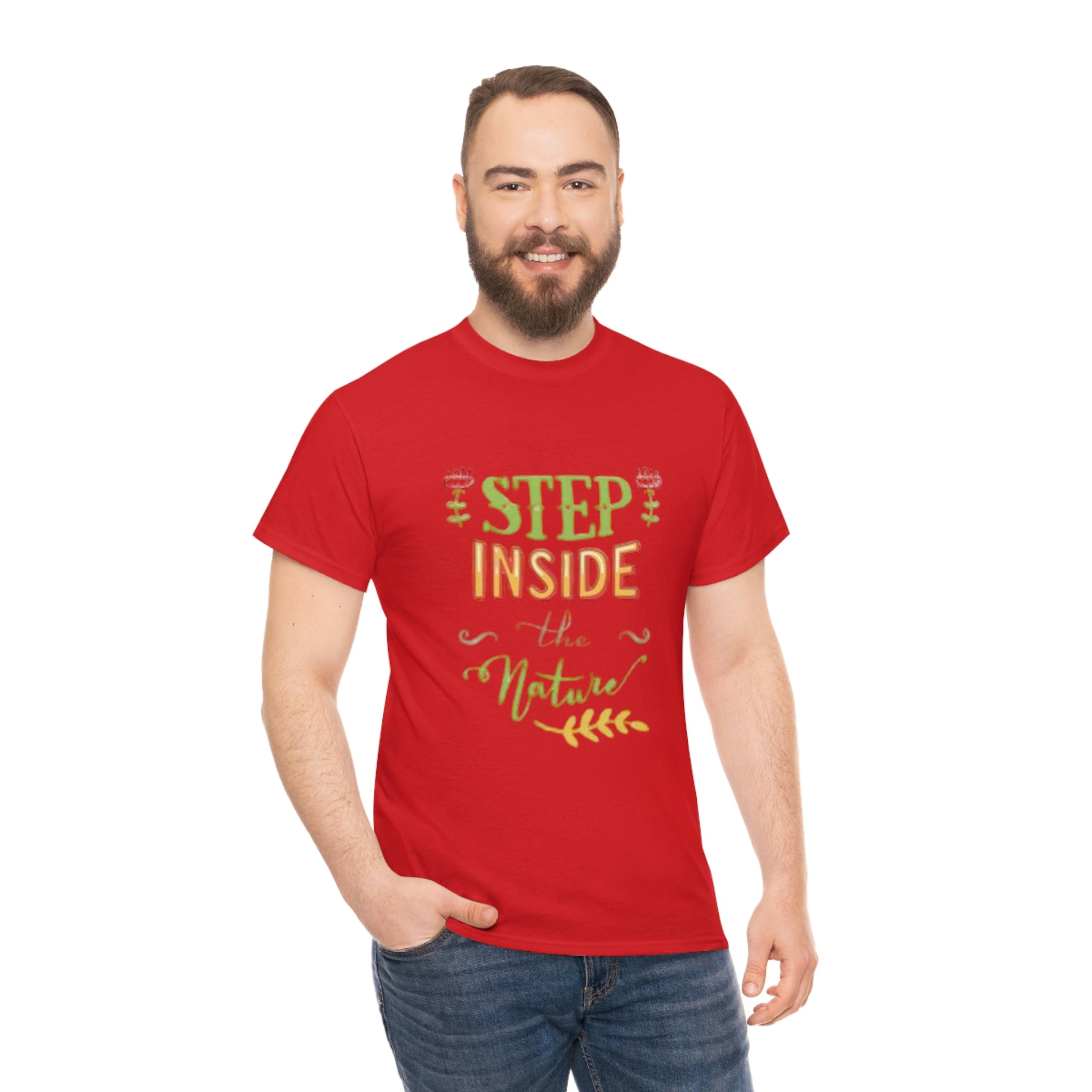 Step inside to nature- Heavy Cotton Tee