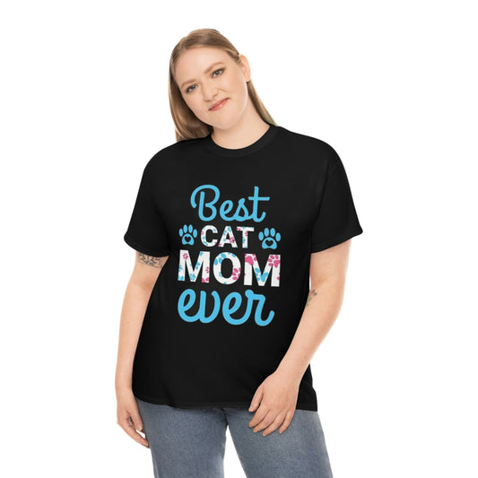 Best cat mom— Heavy Cotton Tee