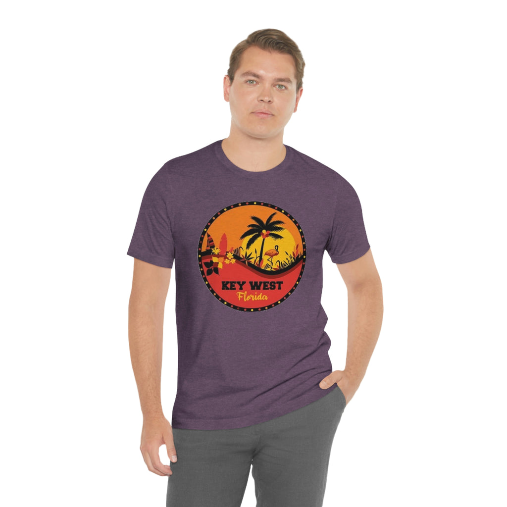 Key west Fl- Unisex Jersey Short Sleeve Tee