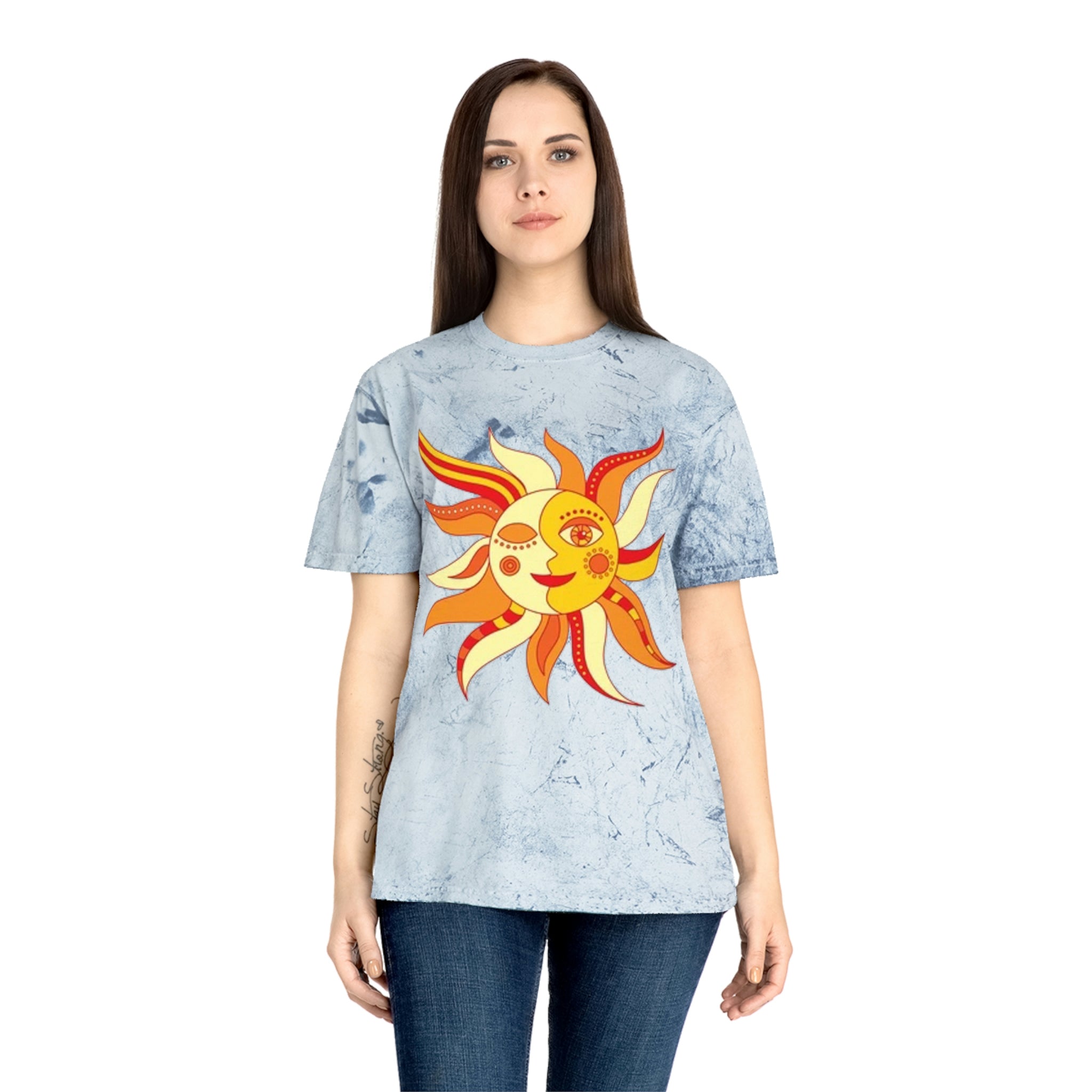 Sun and moon- Unisex Color Blast T-Shirt