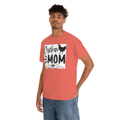 Chicken mom- Heavy Cotton Tee