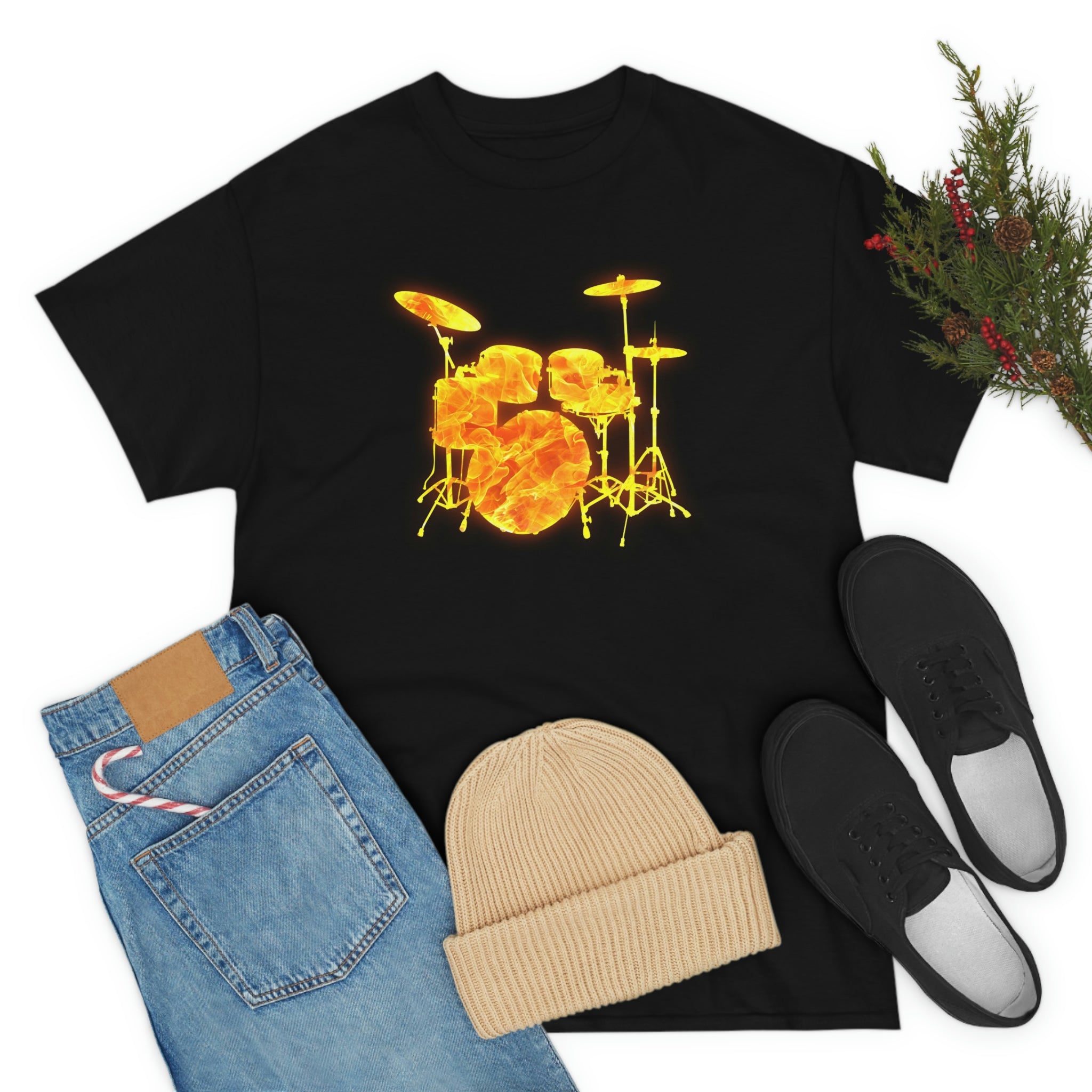 Drums- Unisex Heavy Cotton Tee