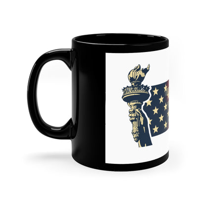 USA 11oz Black Mug