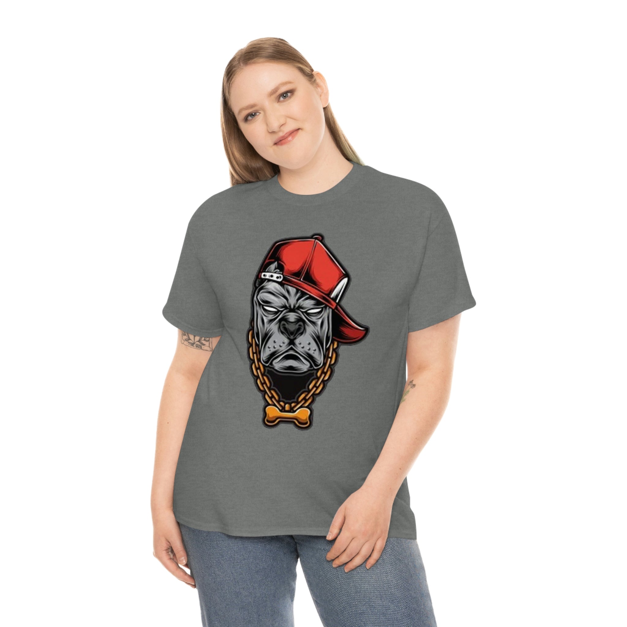 Gangster dog- Heavy Cotton Tee
