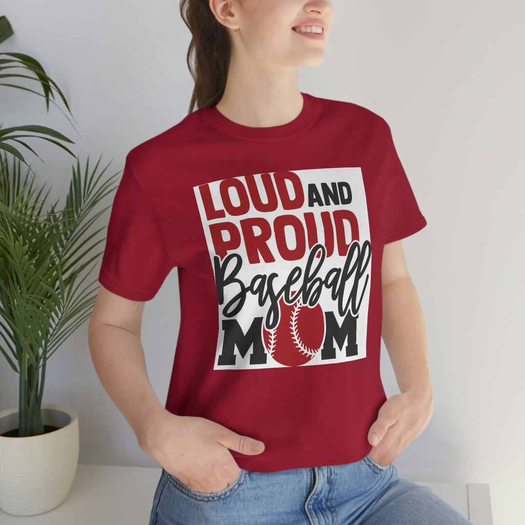 Baseball mom-  Jersey Short Sleeve Tee