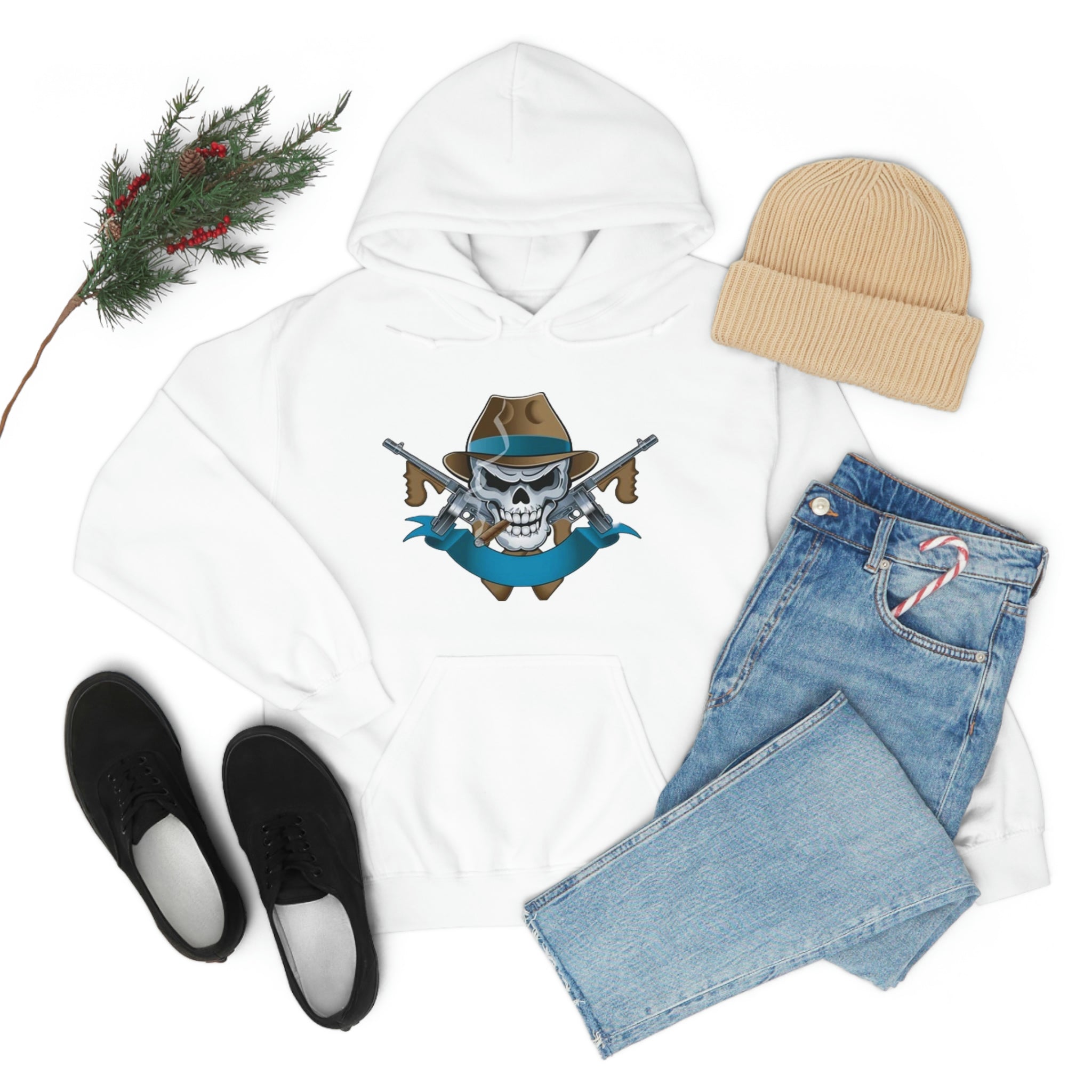 Skullhead- Heavy Blend™ Hooded Sweatshirt