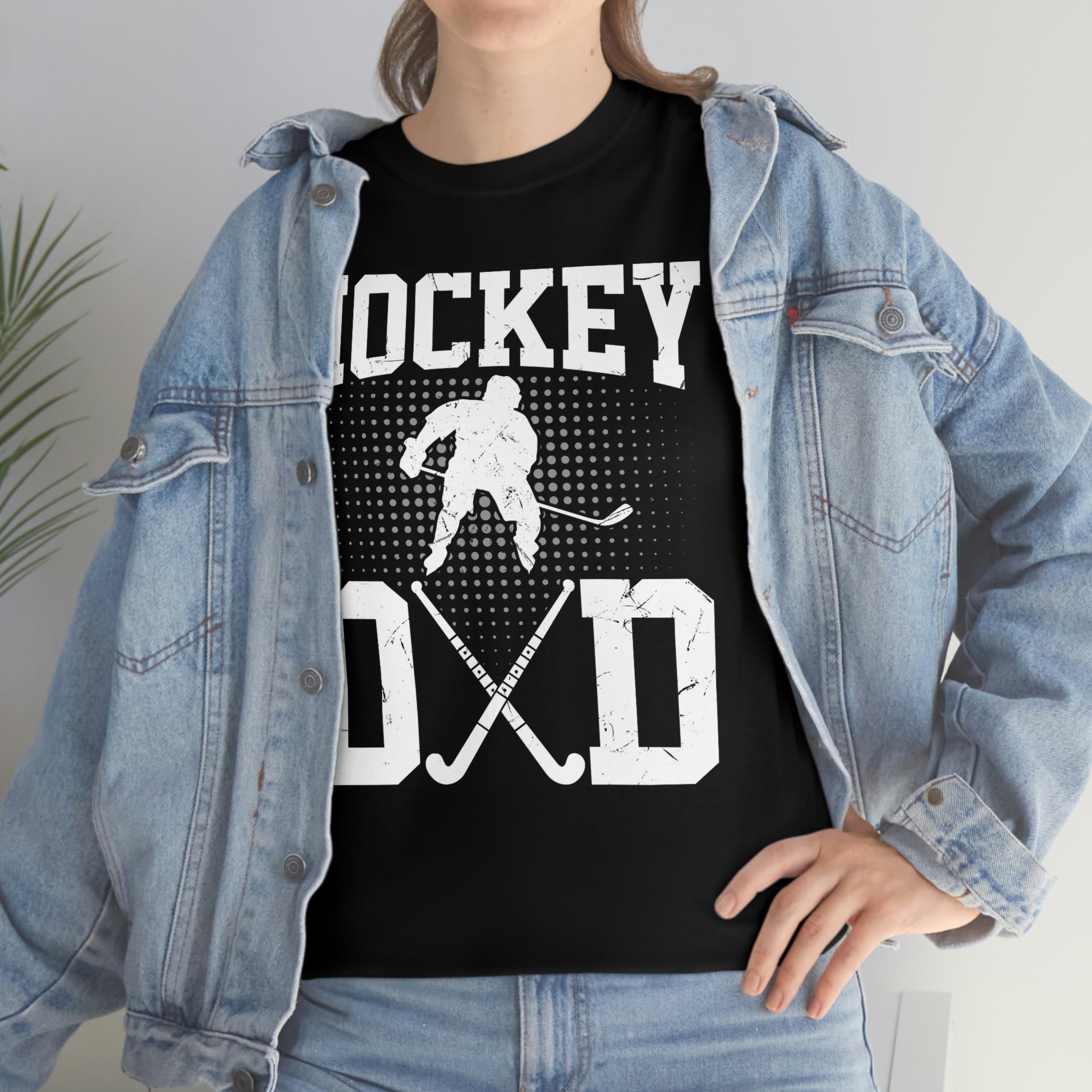 Hockey dad Heavy Cotton Tee