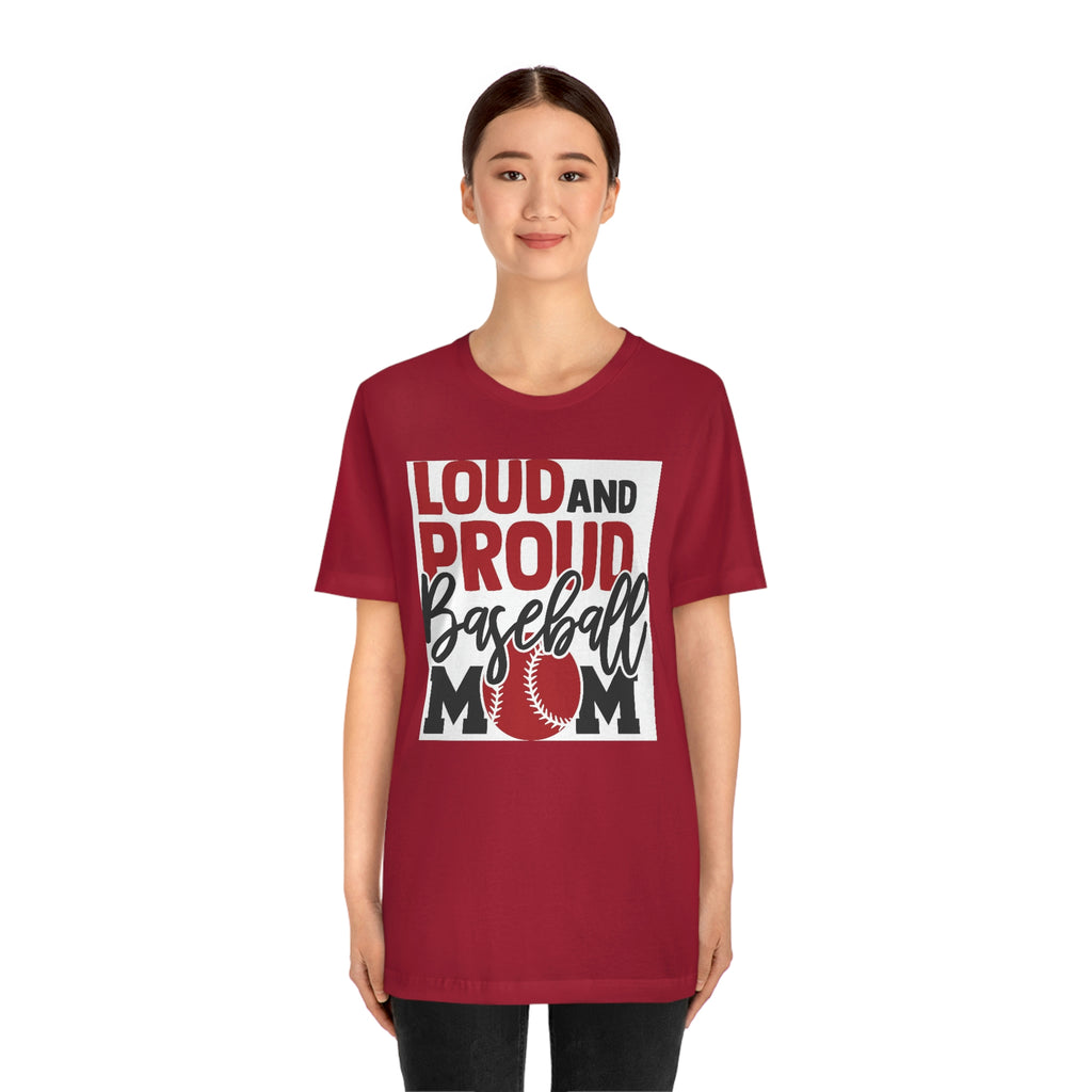 Baseball mom-  Jersey Short Sleeve Tee