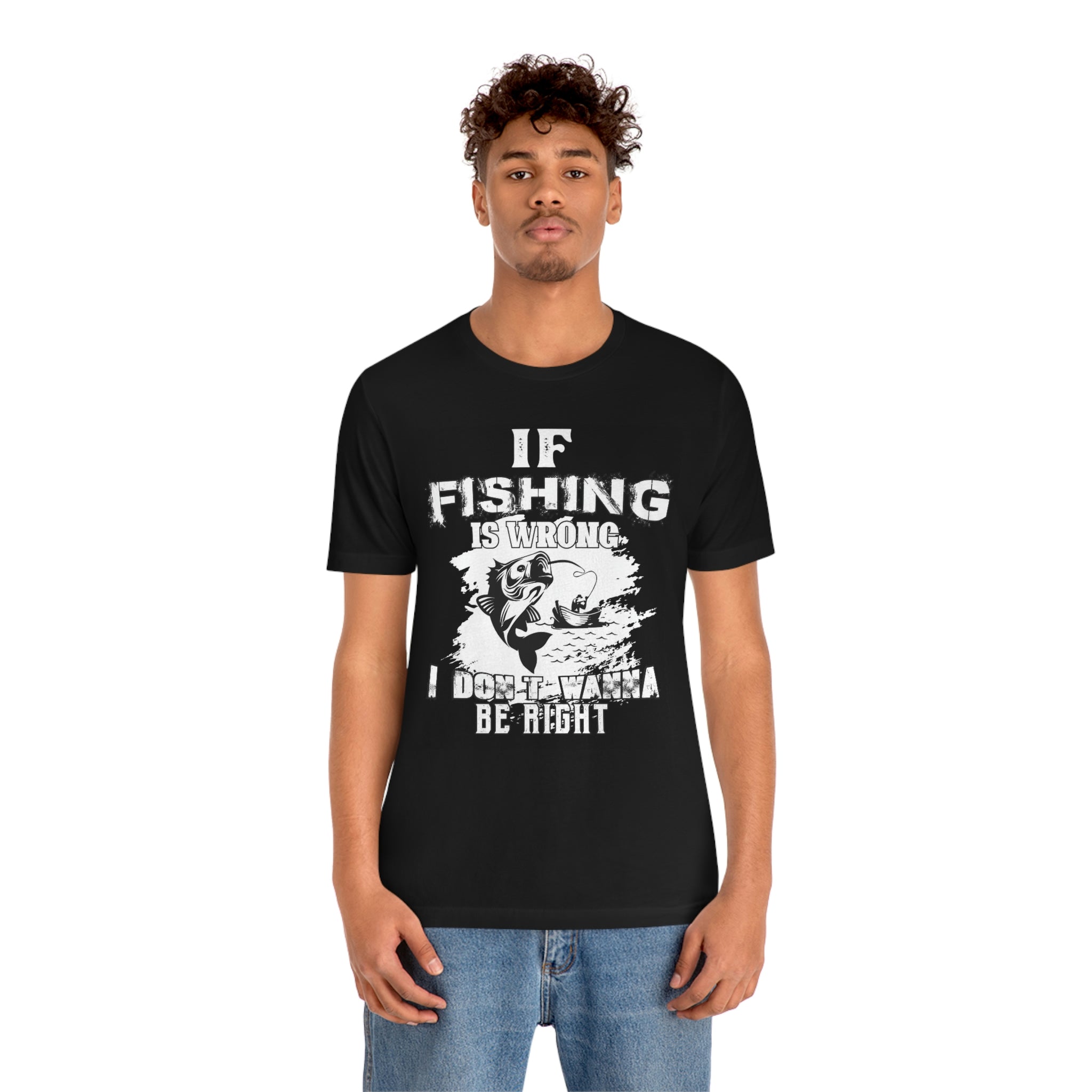 Fishing— Unisex Jersey Short Sleeve Tee