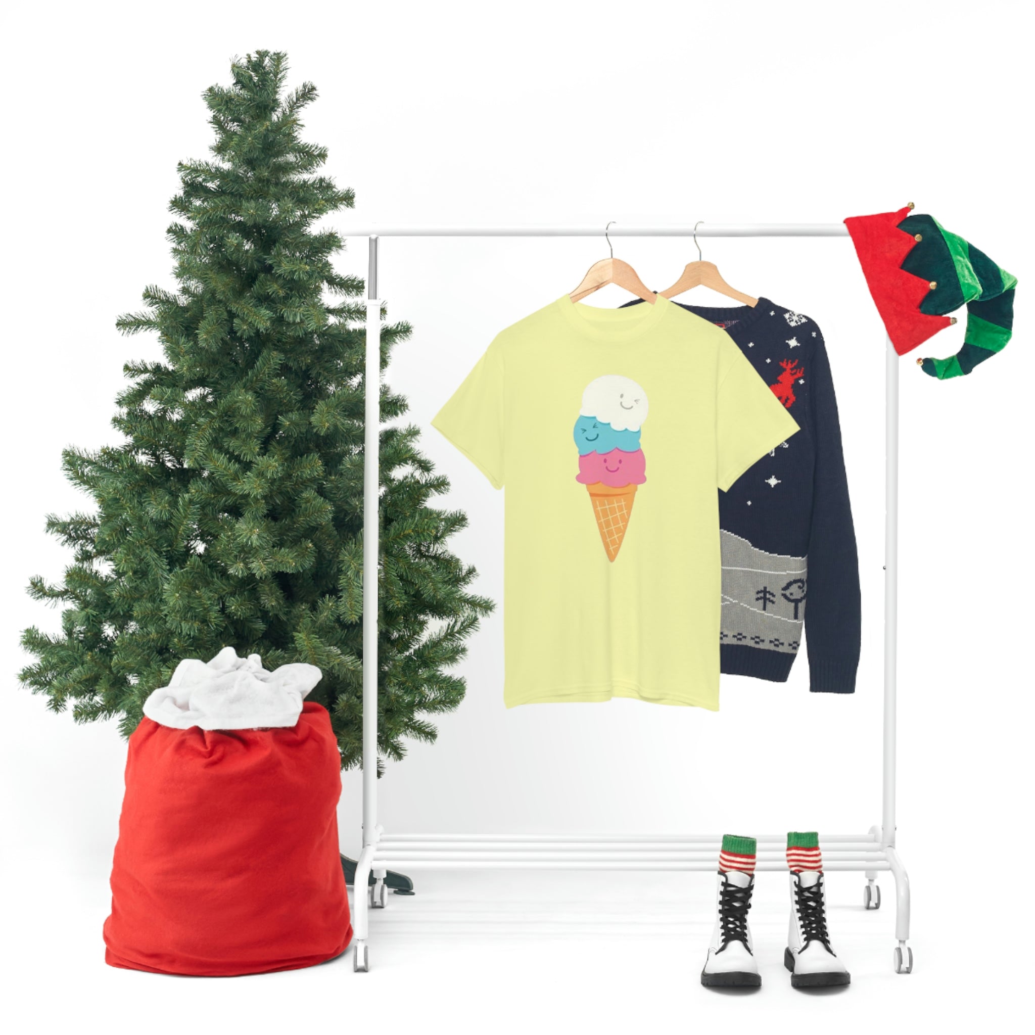 Ice cream- Unisex Heavy Cotton Tee