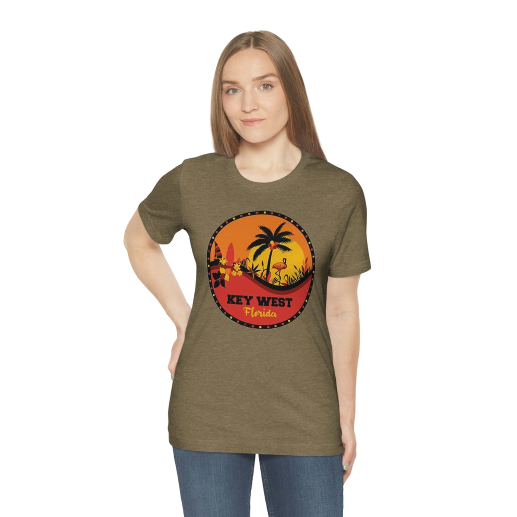 Key west Fl- Unisex Jersey Short Sleeve Tee