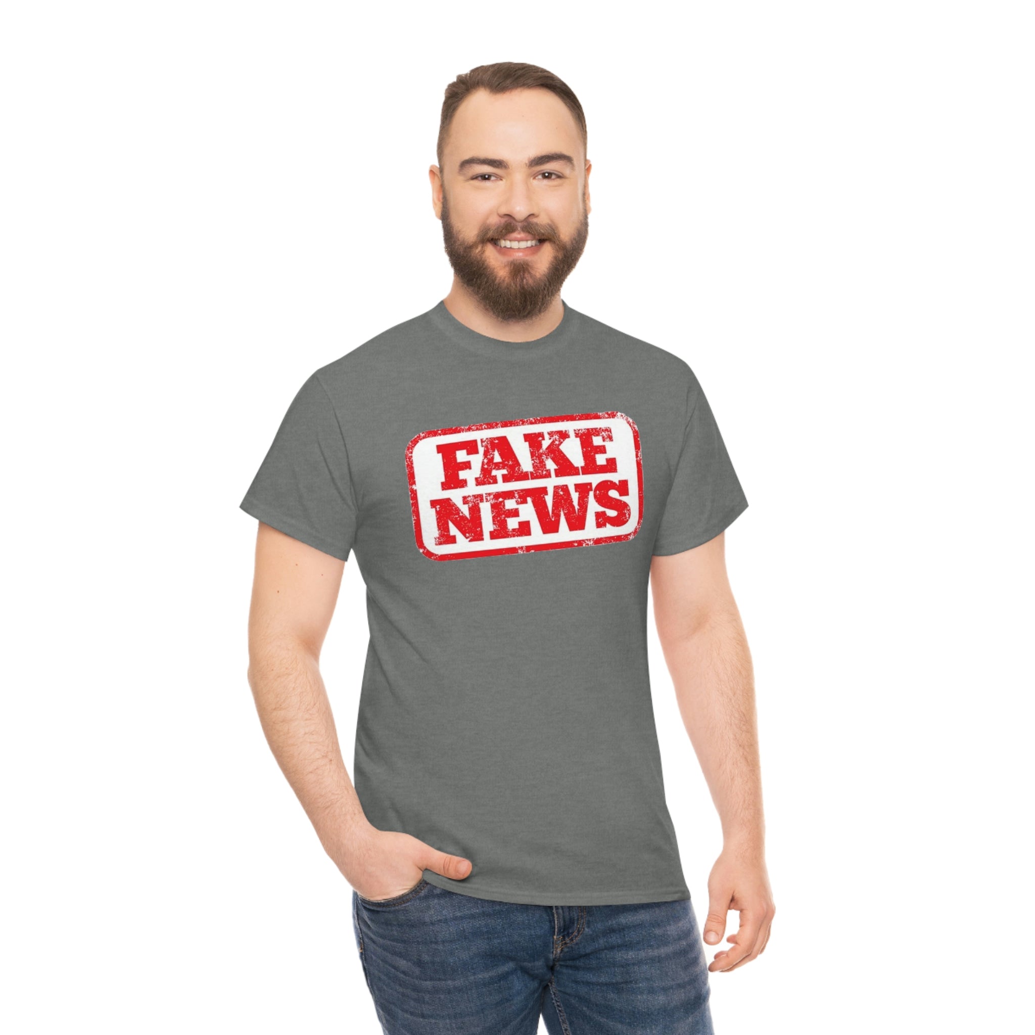 Fake news- Unisex Heavy Cotton Tee