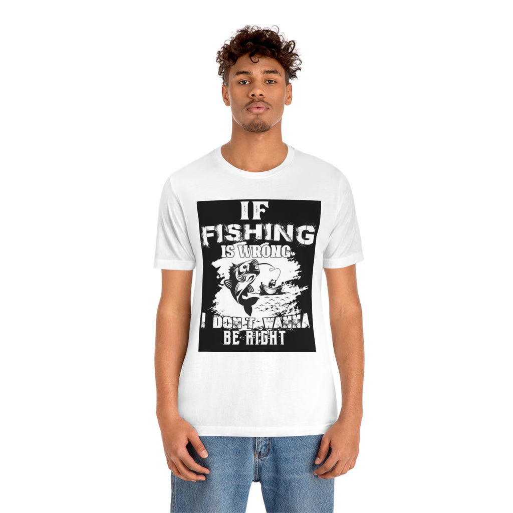 Fishing— Unisex Jersey Short Sleeve Tee