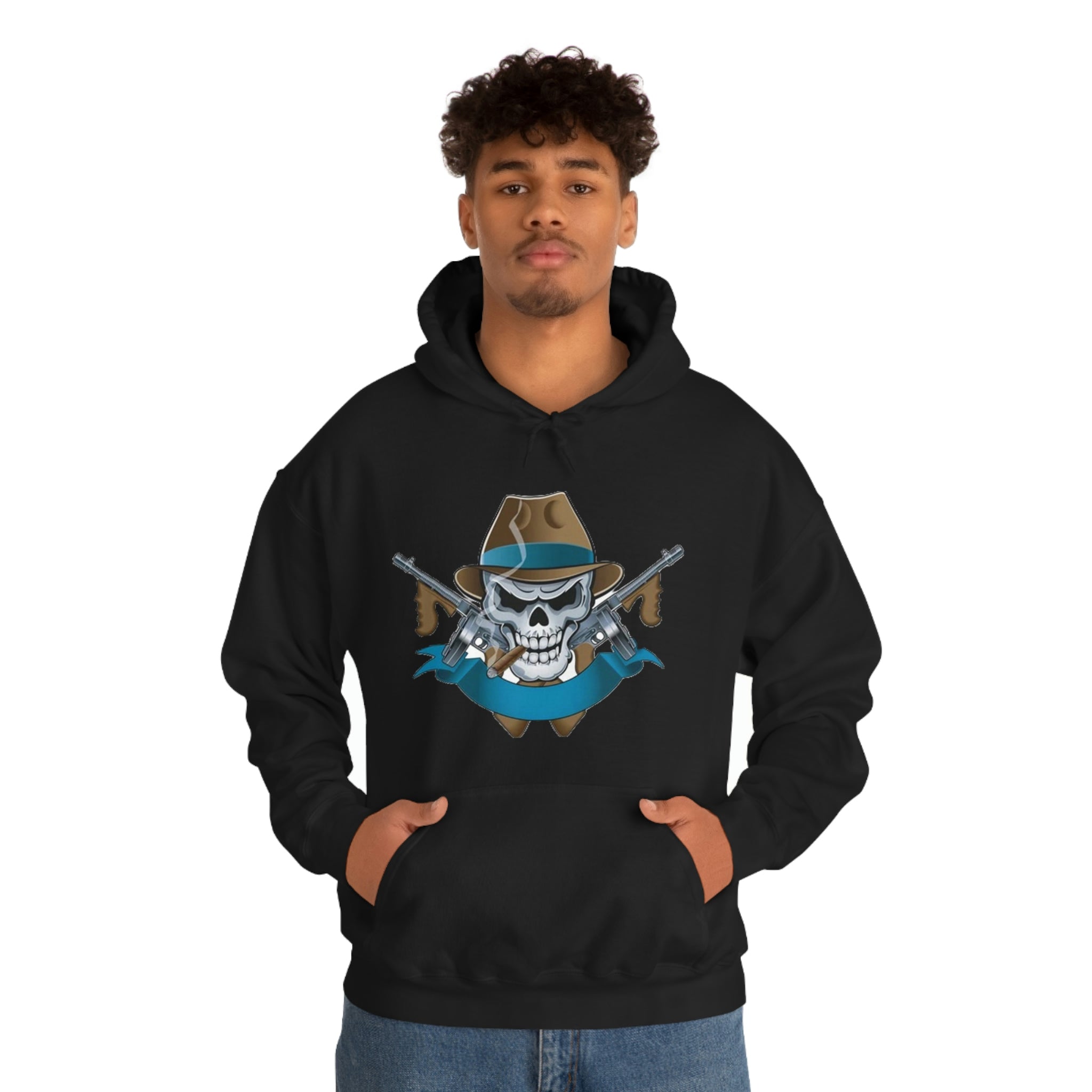 Skullhead- Heavy Blend™ Hooded Sweatshirt