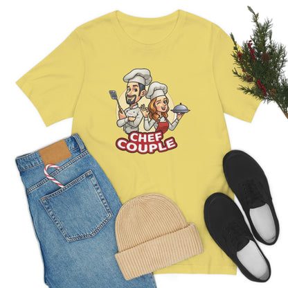 Chef couple- Unisex Jersey Short Sleeve Tee