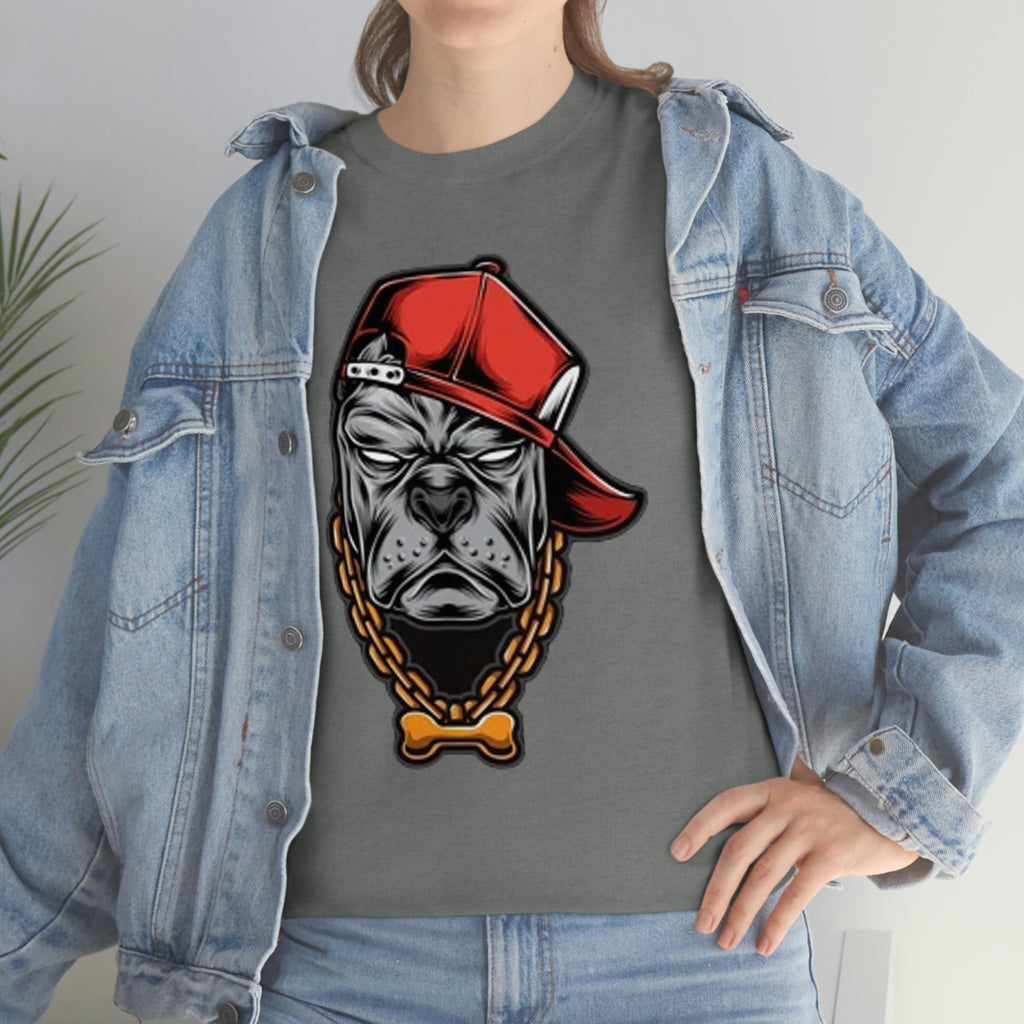 Gangster dog- Heavy Cotton Tee