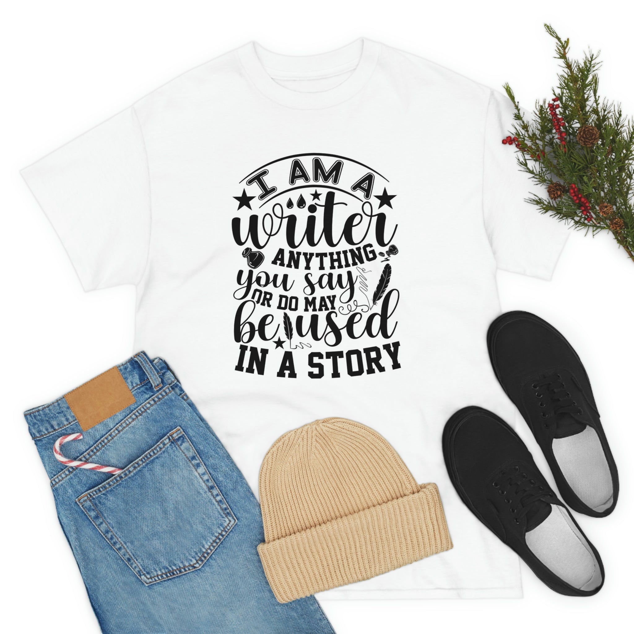 I am a writer- Unisex Heavy Cotton Tee