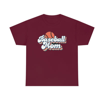 Baseball mom- Heavy Cotton Tee