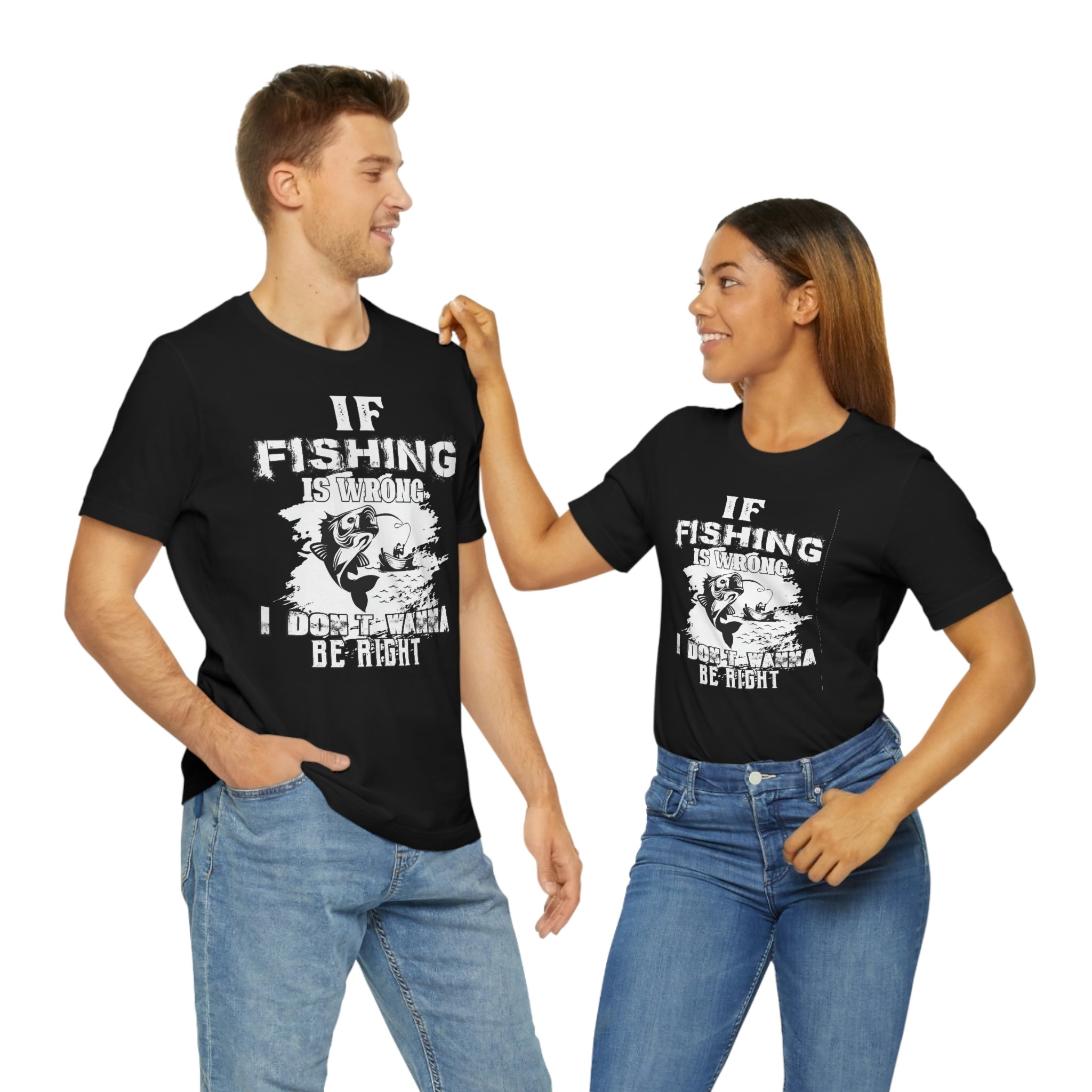 Fishing— Unisex Jersey Short Sleeve Tee