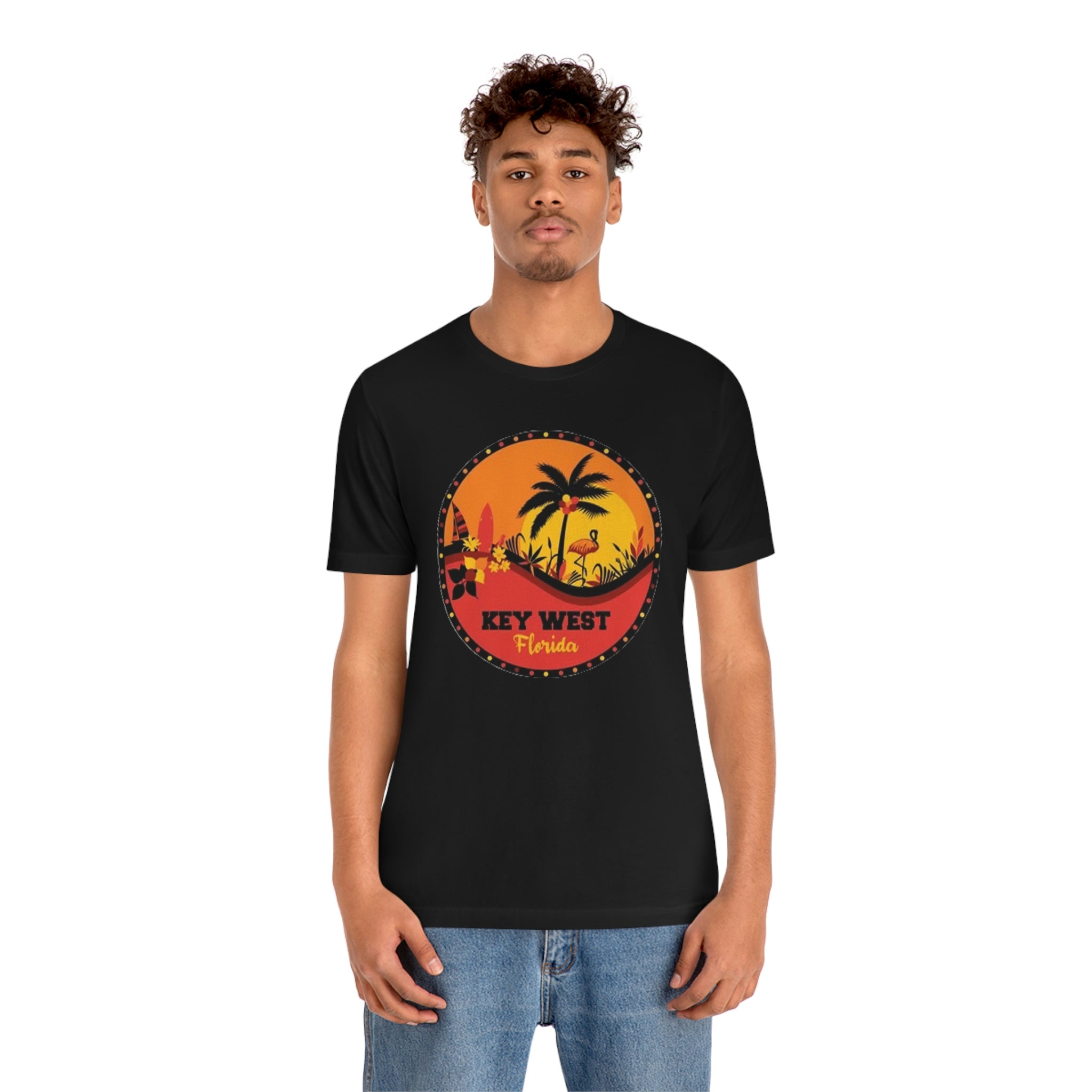 Key west Fl- Unisex Jersey Short Sleeve Tee