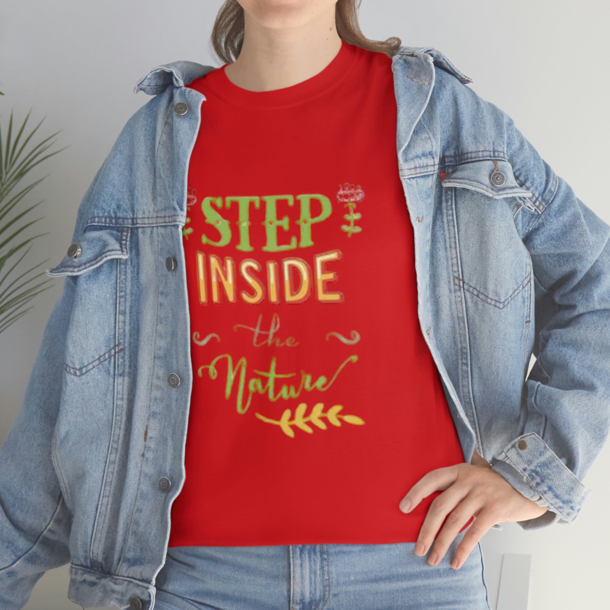 Step inside to nature- Heavy Cotton Tee
