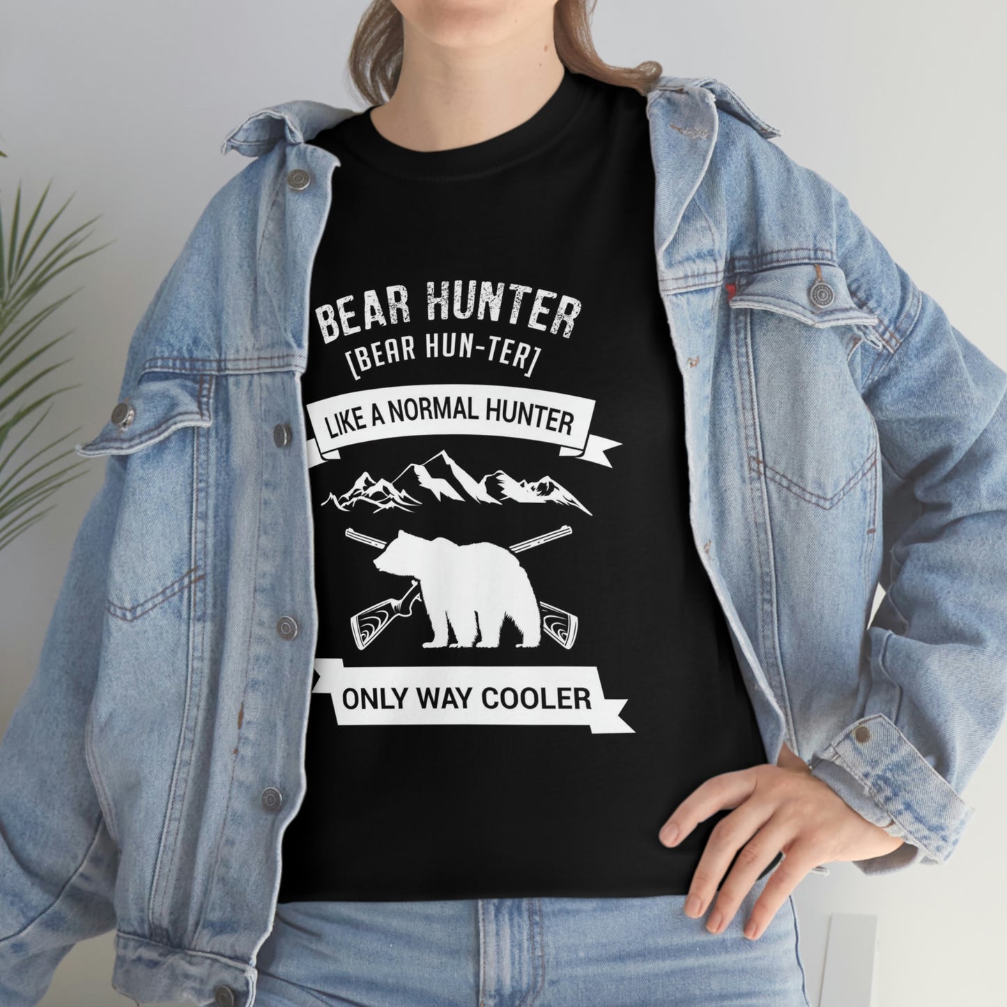 Bear hunter- Heavy Cotton Tee