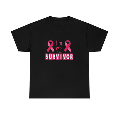 Cancer survivor-Heavy Cotton Tee