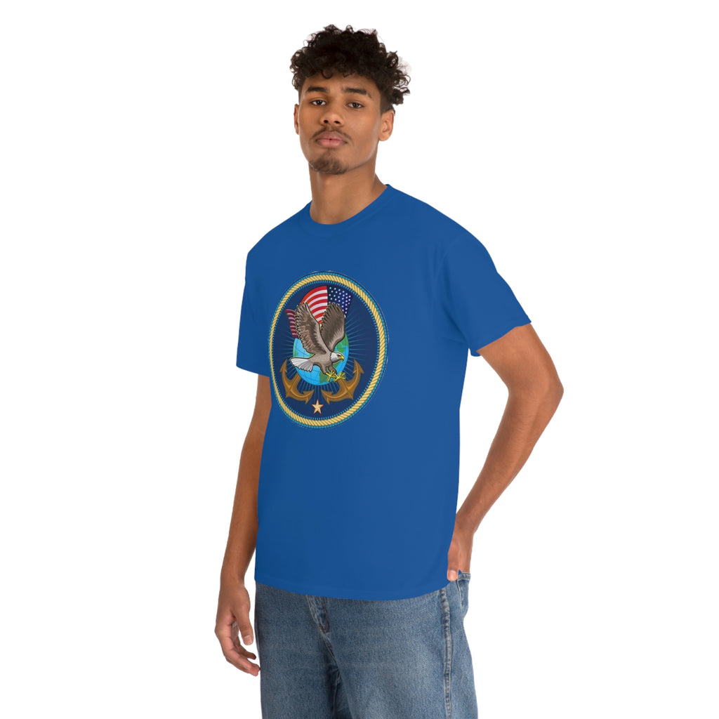 Navy- Unisex Heavy Cotton Tee
