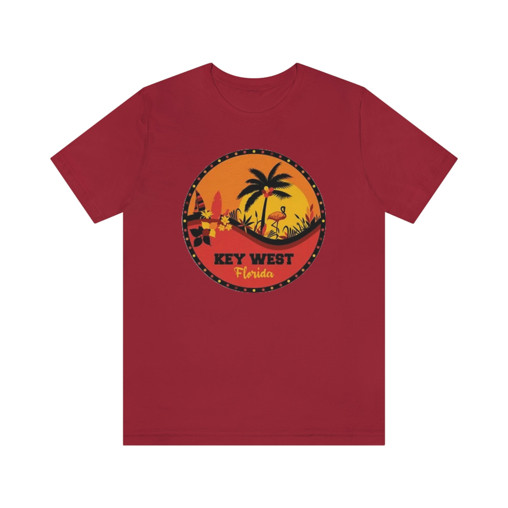 Key west Fl- Unisex Jersey Short Sleeve Tee