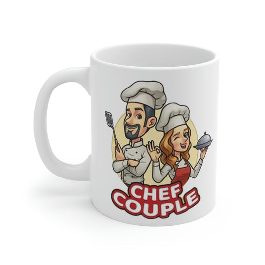 Chef couple- Ceramic Mug 11oz