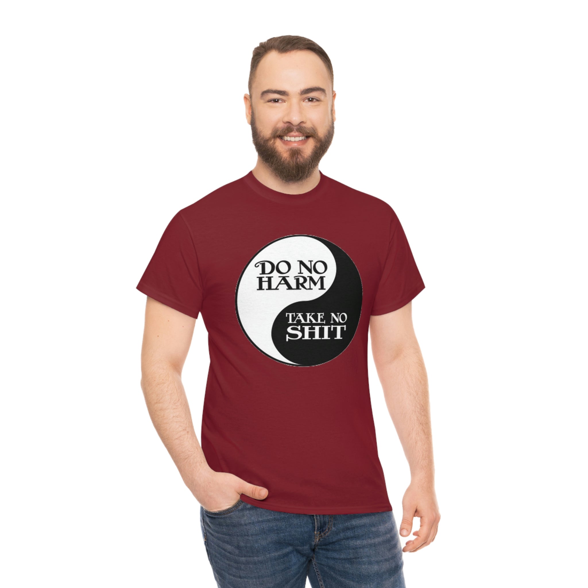 Do no harm take no shit-  Heavy Cotton Tee