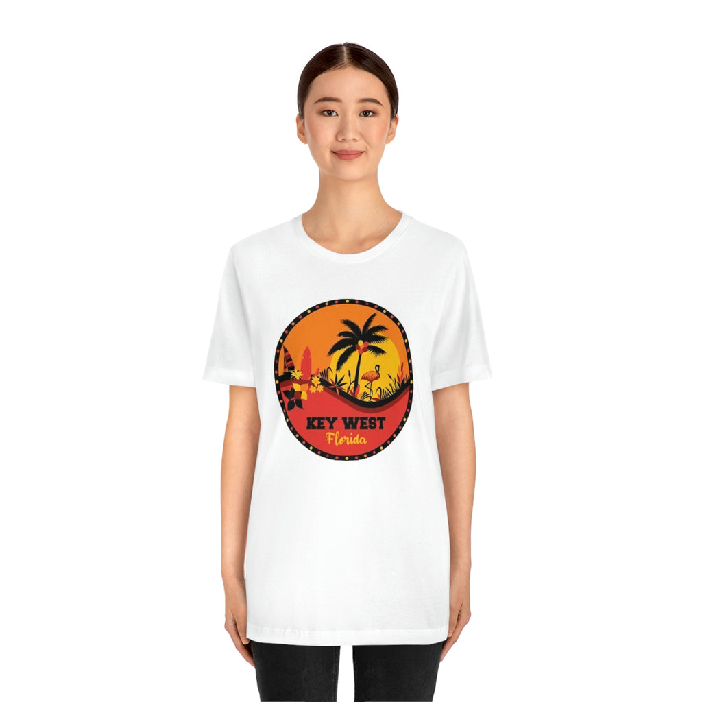 Key west Fl- Unisex Jersey Short Sleeve Tee