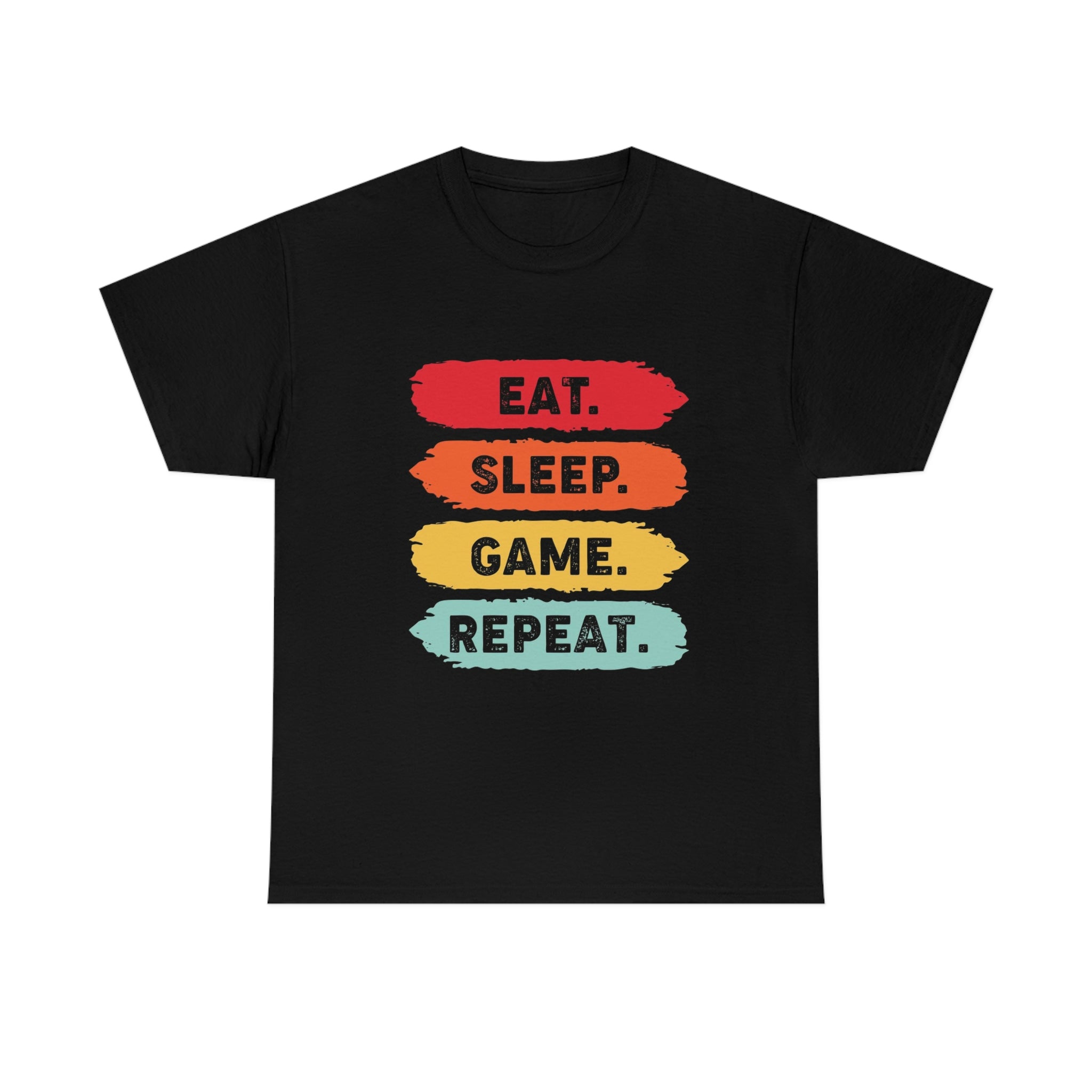 Eat sleep game— Heavy Cotton Tee