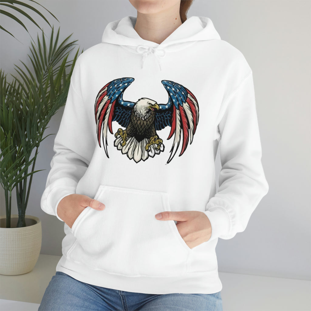 USA Eagle- Heavy Blend™ Hooded Sweatshirt