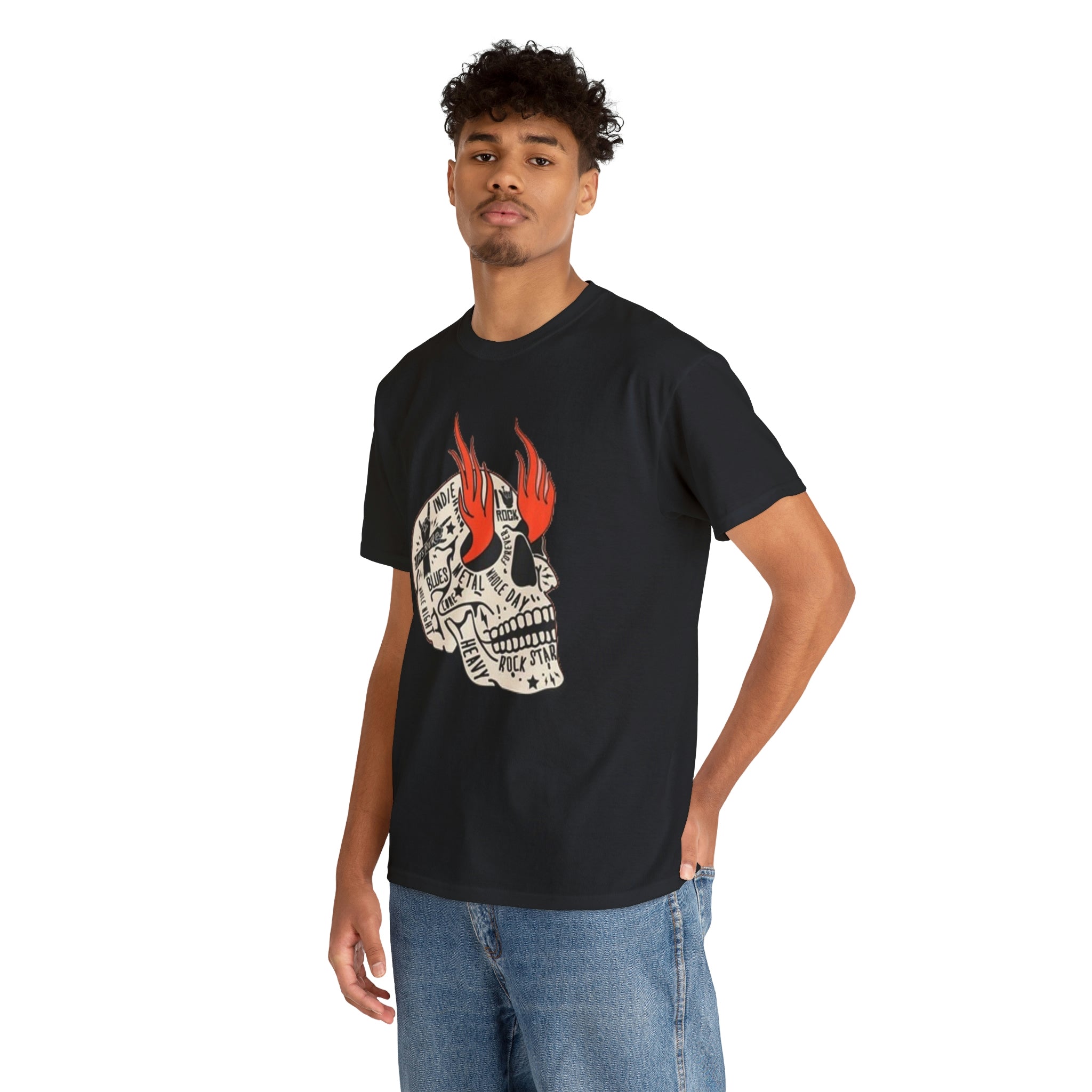 Rocker head- Heavy Cotton Tee