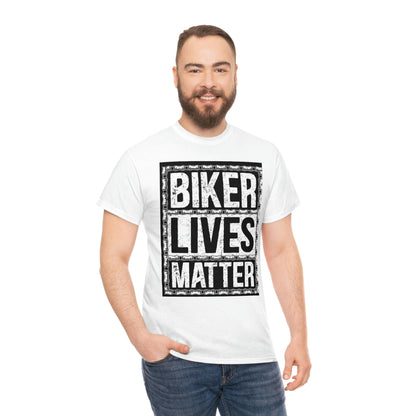 Biker lives matter- Unisex Heavy Cotton Tee