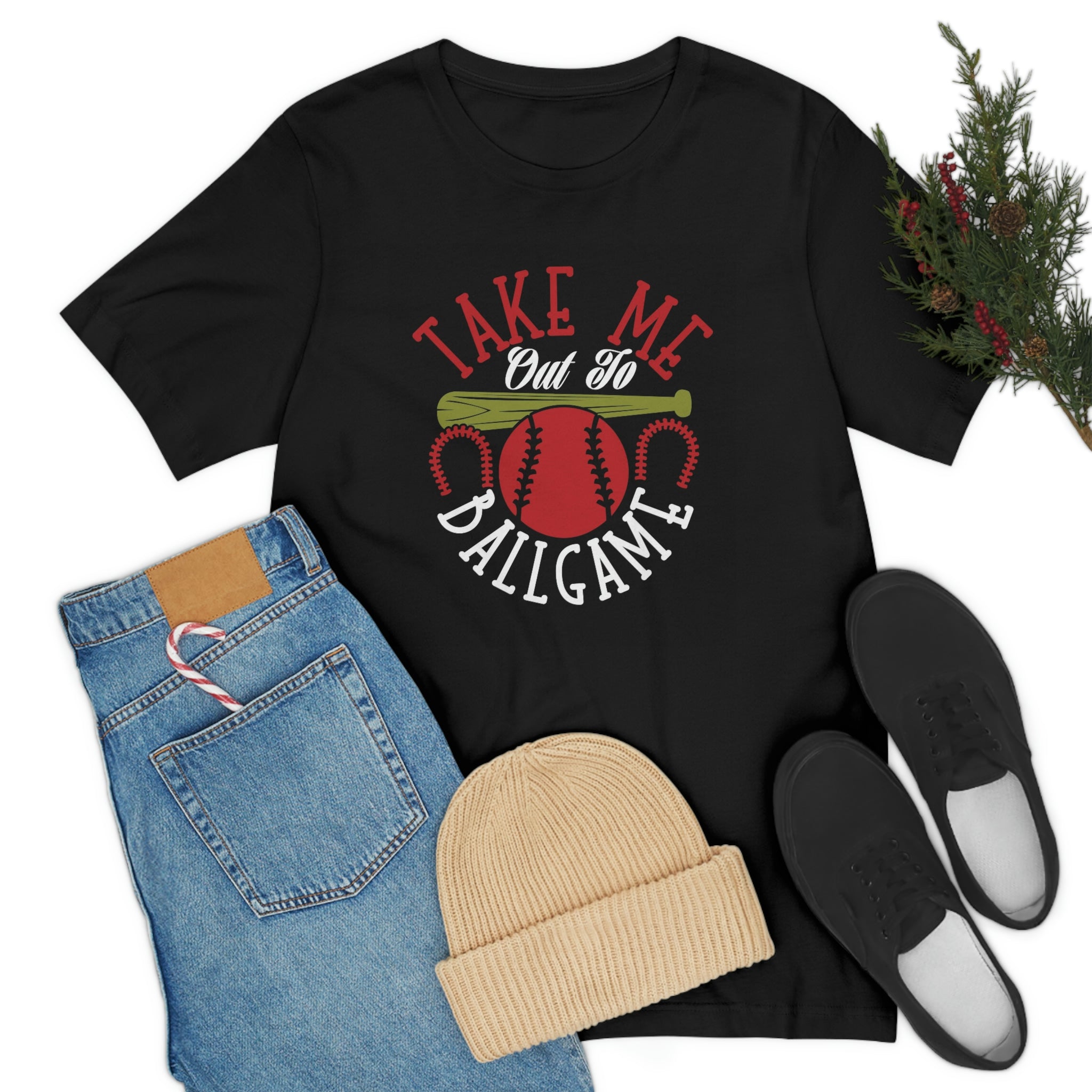 Take me to the ballgame- Jersey Short Sleeve Tee